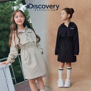 [디스커버리키즈] DKOP11044 여아 우븐 원피스