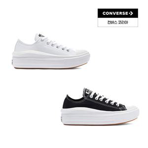 [컨버스공식] 척테일러 올스타 무브 로우 블랙/화이트 570256C/570257C