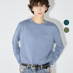 [버커루]남성 16수 루즈핏 다잉 아트웍 긴팔 티셔츠 B255TS330P