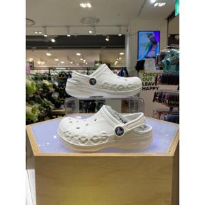 [크록스][크록스] 바야 라인드 키즈  207500-11H 화이트 (295430