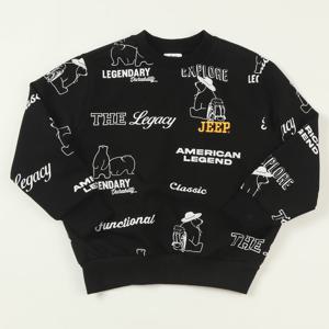 [지프키즈]전판 캠핑베어 셋업 맨투맨  KO4TSU856