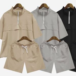 남자 트레이닝 반팔 반바지 세트 ST230524m