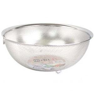 올케이원형채반(특대) 타공바구니 스텐채반 소쿠리