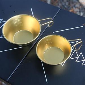 골드 티타늄코팅 304스텐레스 시에라컵(300ml)