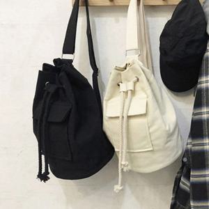 남여공용 캔버스 숄더백 버킷 백팩 LKB001B