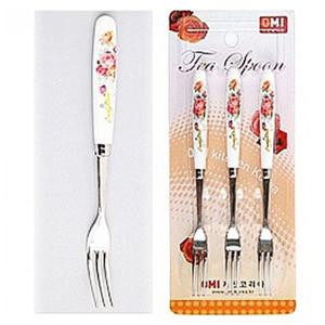 황실장미포크 3P 5세트 포크 티포크 티스푼 주방용품