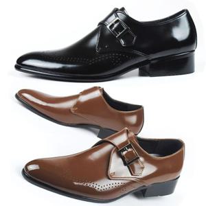 빅사이즈 남성구두 M181 밸트타입 4cm 심플디자인