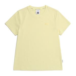 내셔널지오그래픽 N252WTS960 여성 스몰로고 반팔 티셔츠 BUTTER