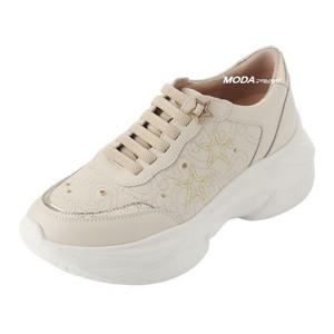 [엘칸토]경량 쿠션 밴드 키높이 여성 스니커즈 1WS02XQ_GN