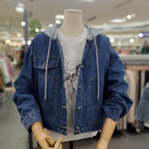 아날도바시니 DP01 줄후디 데님자켓 AY04JK33S