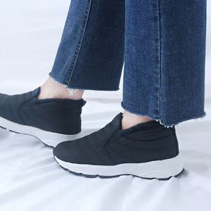 국내제작 패딩슬립온 스니커즈 털부츠 방한화 남성용