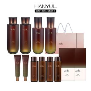 [10% 더블쿠폰] 한율 송담 탄력 2종 더블 (150ml 2개 + 에멀전 125ml 2개)
