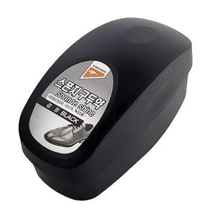 캉가루 스폰지 구두약(검정) 왁스 광택제 구두클리너