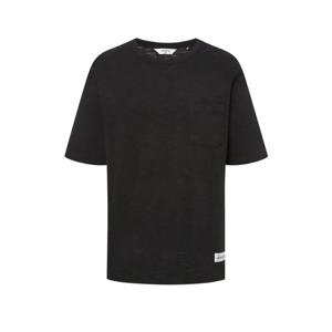 헤지스남성 슬럽 릴랙스핏 포켓 크루넥 티셔츠 HZTS5B503BK