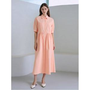 [예쎄](예쎄) 셔츠 카라 반팔 원피스(YW07OP43C)