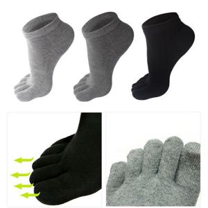 남자 발가락 단목 양말 부드러운 면양말