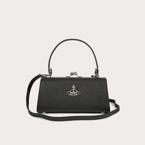 [비비안웨스트우드]비비안웨스트우드 직수입 사피아노 플레인 펄스백 블랙 (VPSCBA0009-99)