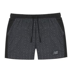 [뉴발란스 주니어]NB 뉴발란스 임팩트런 우븐 NB드라이 4.5부 남성 트레이닝 반바지 팬츠 블랙 MS31255-BK