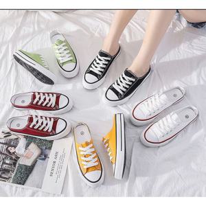 여성 단화 캐주얼 스니커즈 둥근앞코 깔끔한 블로퍼