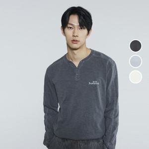 [버커루]남성 20수 슬릿 헨리넥 긴팔 티셔츠 B235TS130P