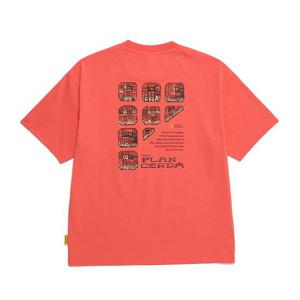 내셔널지오그래픽 N252UTS991 COOL MAX 바르셀로나 반팔 티셔츠 L/ORANGE