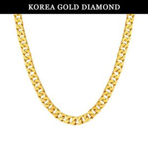 한국금다이아몬드 순금 체인 목걸이 24K 금목걸이 면 75g