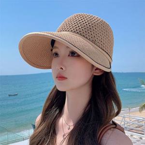 은창)러블리 레터링 장식 업매쉬 볼캡 선캡 모자 여름