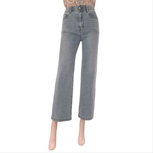 [숲]세미 와이드 일자핏 데님 팬츠 SB4DP32