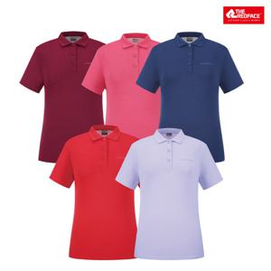 [레드페이스 본사] 탑아이스에버요꼬칼라하프우먼티셔츠REWFTSMBE250