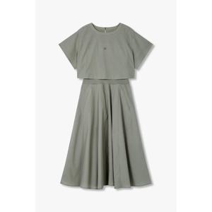 [지컷]새틴 패치 레이어드 원피스 7255237116