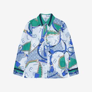 [베스띠벨리]나염 프린팅 블라우스 BKBAC2415