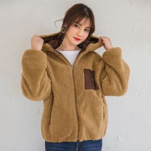 후드집업 양털후리스 레트로자켓 플리스점퍼 뽀글이