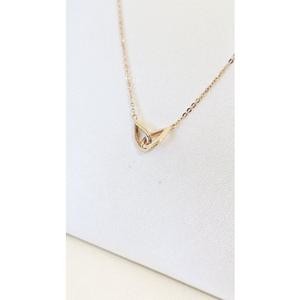 로이드 14K  물방울 엣지 쉐입 목걸이  LNN25001G