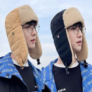 남녀 따뜻 뽀글이 플리스 방한 귀달이 모자 군밤모자