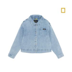 GD 내셔널지오그래픽 키즈 여아 크롭 데님 자켓 (K251GJP020)