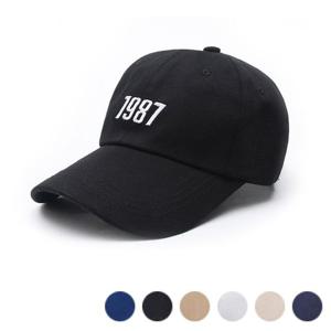남자 여자 데일리 숫자 1987 볼캡 야구모자 커플모자