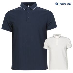 [페라어스]페라어스 남성 솔리드 라인배색 스판 골프셔츠 GCTM5R