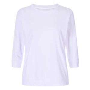 샵앤) 국산 여성 라운드넥 5부 옆트임 밴딩 반팔 티셔츠 DAI-WSH-20415-화이트