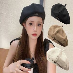 여성 팔각모 베레모 화가모자 헌팅캡 트렌디 모자