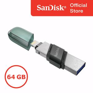 샌디스크 USB메모리 8핀 A타입 듀얼 유에스비 64GB 64기가 대용량 USB3.0 OTG 아이폰호환 외장메모리 iXpand Flip