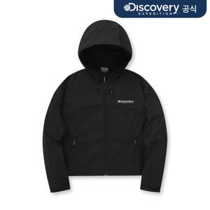 여성 컬러블럭 크롭 바람막이 (BLACK)  DWWJ96043-BKS