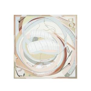 펜디 그래픽 프린팅 실크 스카프 1967568