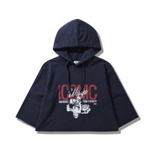 [지프]여성용 빈티지 7부 후드티셔츠(JQ2THF033)