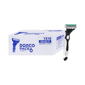 도루코 페이스 6 일회용 면도기 10개입 / SXA100