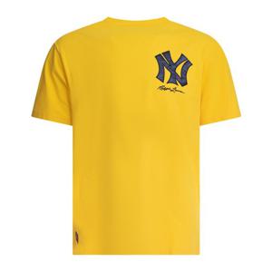 랄프로렌 옐로우 로고 프린트 반팔 티셔츠 710967436002 SIGNAL