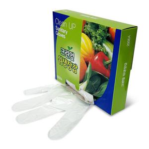 대용량 위생장갑 200매 일회용 비닐 장갑