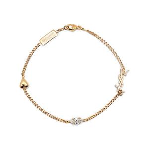 생로랑 25SS 오피움 하트 크리스탈 팔찌 701950 Y1526 9137