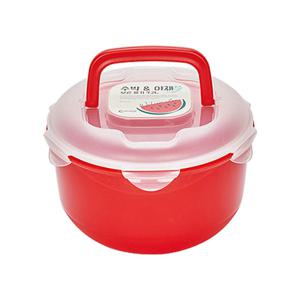 수박 야채 보관용기 7.2L 레드