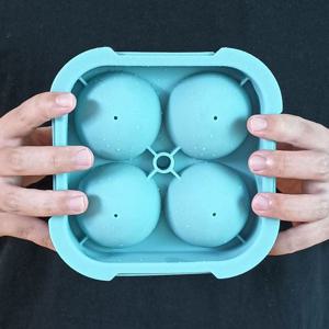 4구 얼음틀 볼 국내산 트레이 아이스 실리콘 이글루얼