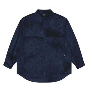 [오프로드]물나염 오버핏 셋업 셔츠 (다크 네이비)_5LA1511